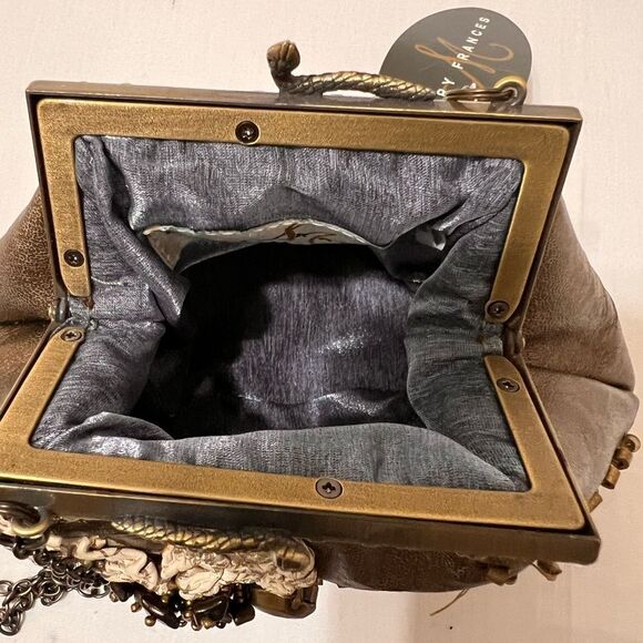 Mary Frances Satin Evening Bag Sequin Embellishment - Picture 5 of 11